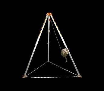 Ordnungs gemäße Verwendung und Sicherheits sicherung von Seil rettungs stative