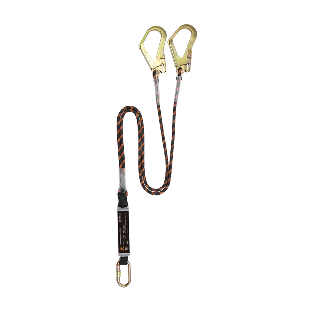 Energie absorber mit elastischem Lanyard